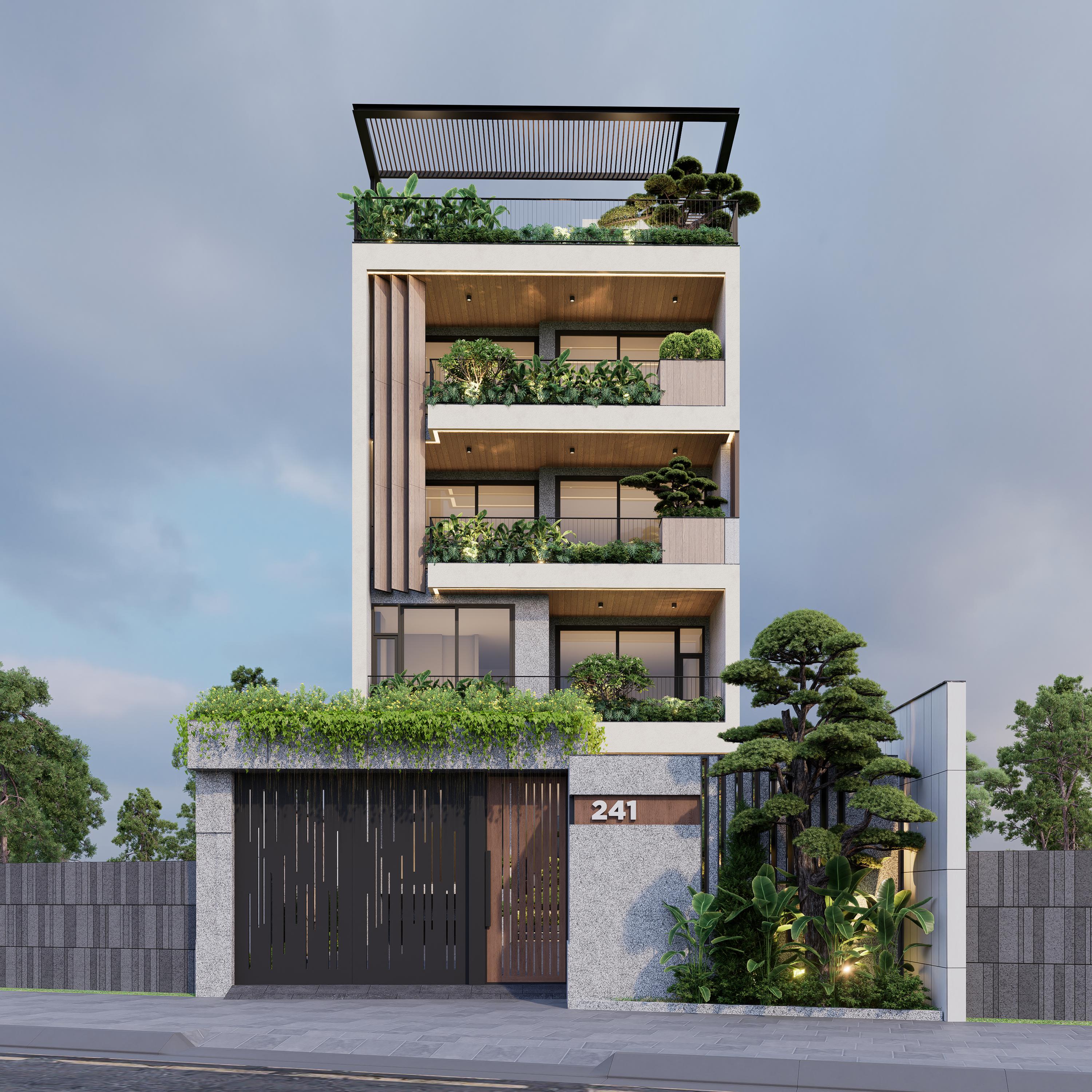 Villa phố — Gò Vấp — góc nhìn 2